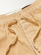 Loewe - Paula's Ibiza Straight-Leg Cotton-Twill Drawstring Shorts - Neutrals