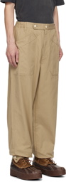 visvim Beige Carroll Trousers