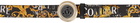 Versace Jeans Couture Black Logo Couture Belt