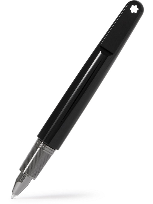 Photo: Montblanc - Resin and Platinum-Plated Ballpoint Pen