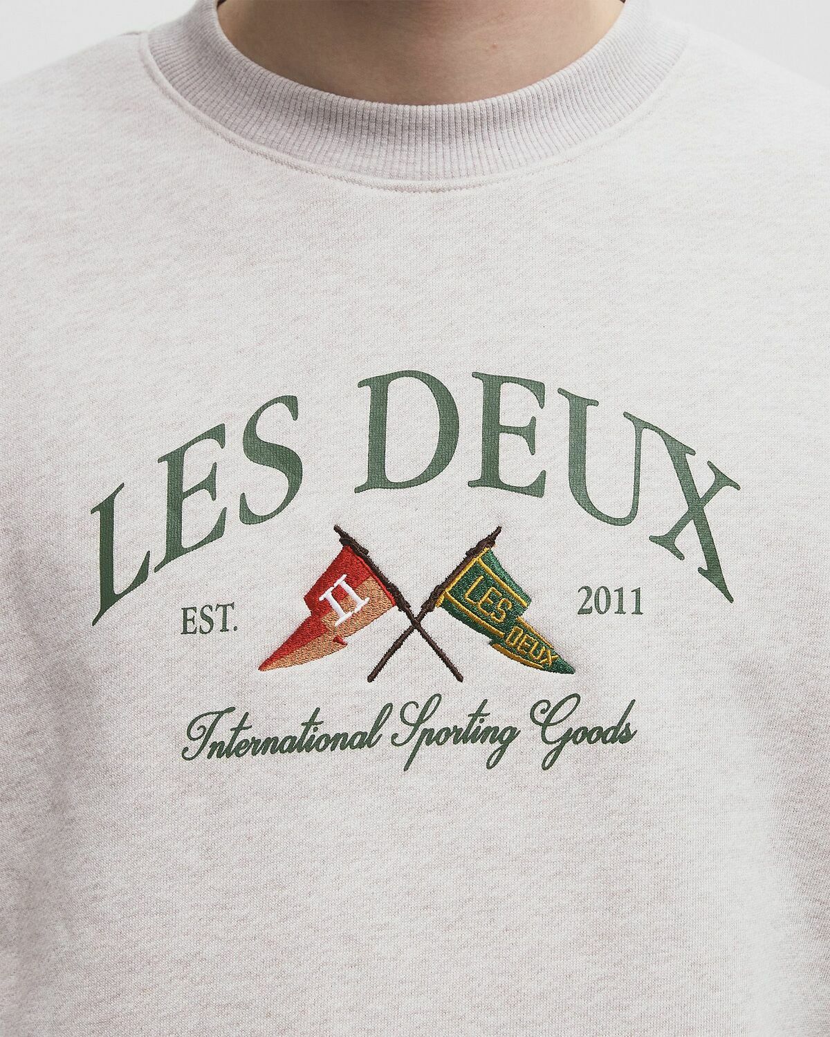 Les Deux Ivy League Sweatshirt Grey Men