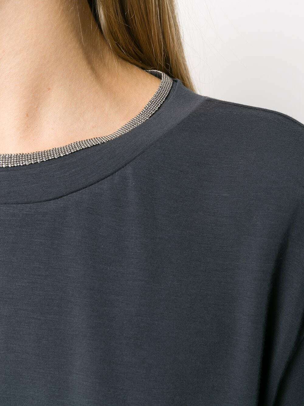 Brunello Cucinelli Beige Cotton T-Shirt