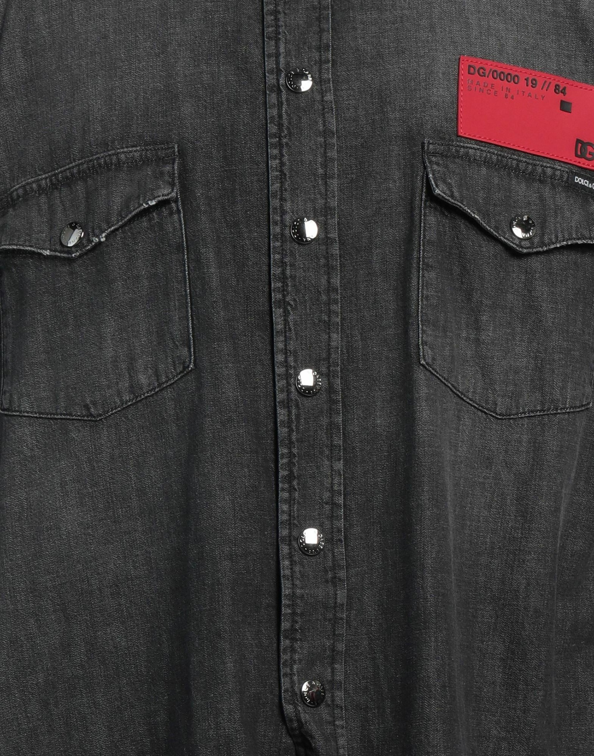 Dolce & gabbana Mens Denim shirt in Black
