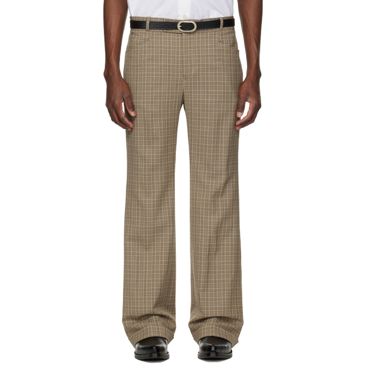 Photo: Ernest W. Baker Brown Cuffed 70s Trousers