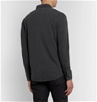 Faherty - Seasons Slim-Fit Garment-Dyed Slub Cotton Shirt - Black