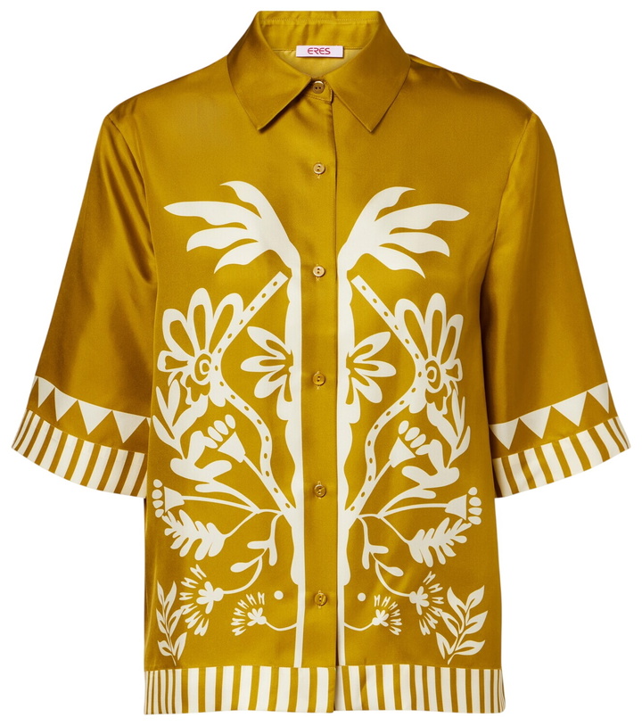 Photo: Eres Émeraude floral silk twill shirt