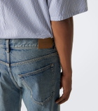 Saint Laurent Faded wide-leg jeans