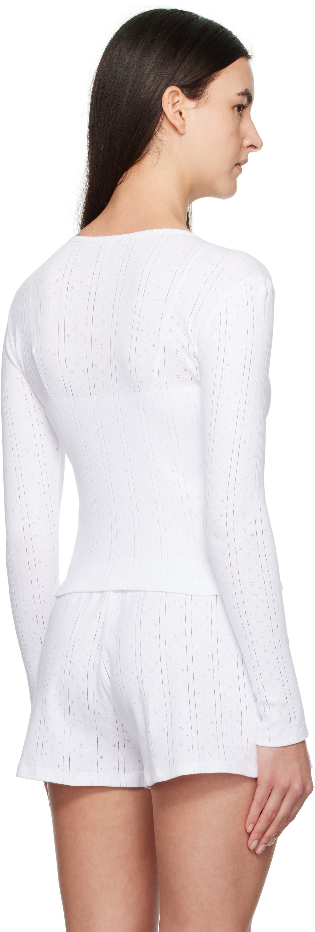 Cou Cou White 'The Cardigan' Cardigan
