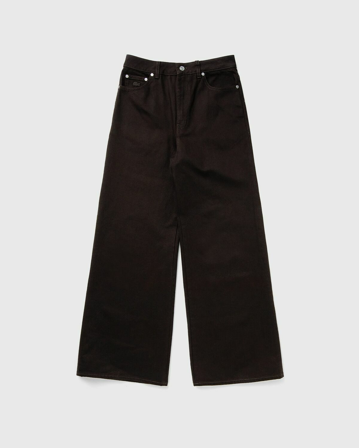 Lacoste TROUSERS Brown Womens Casual Pant