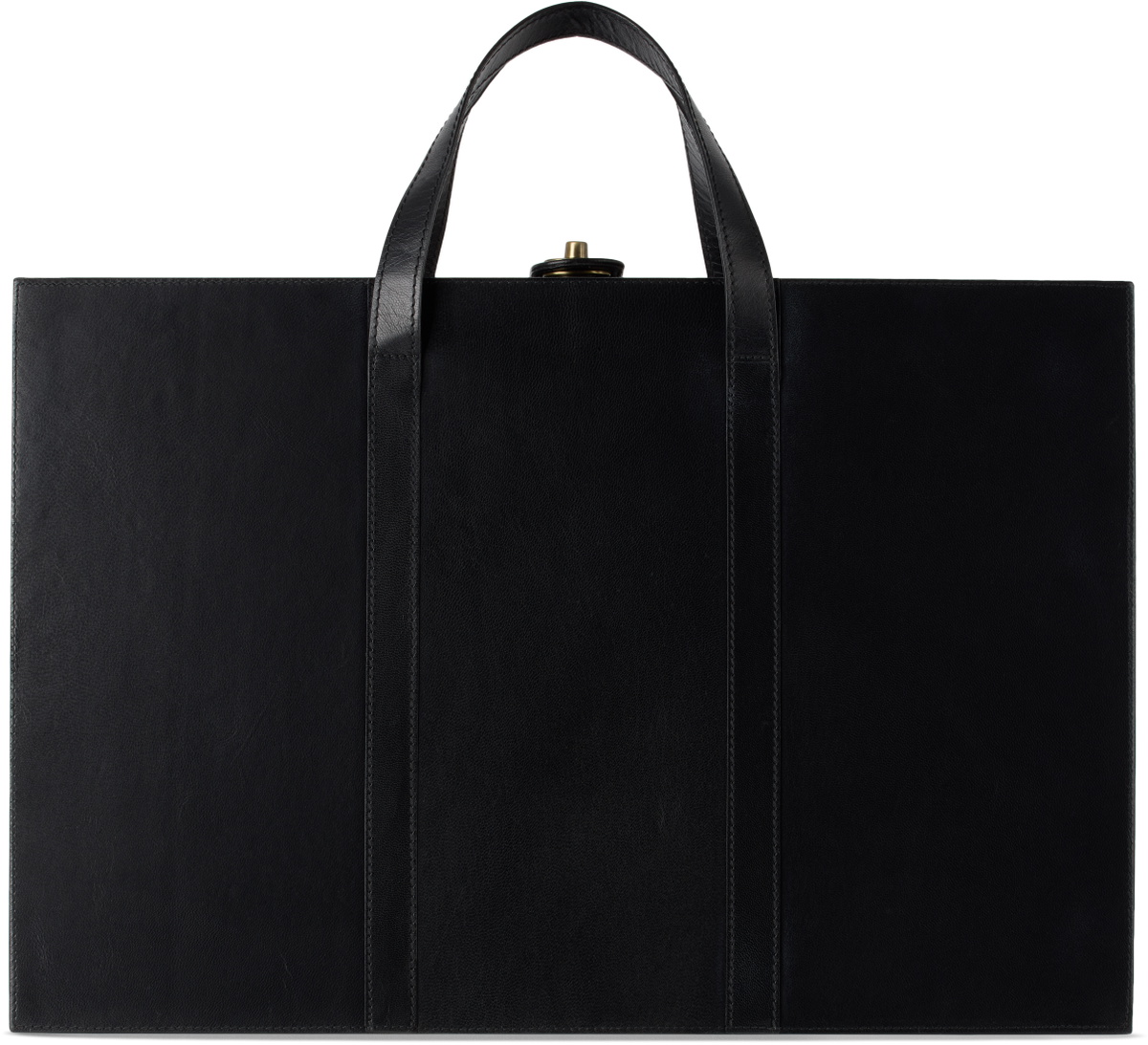 The Conran Shop Black & Brown Tavla Leather Backgammon Set