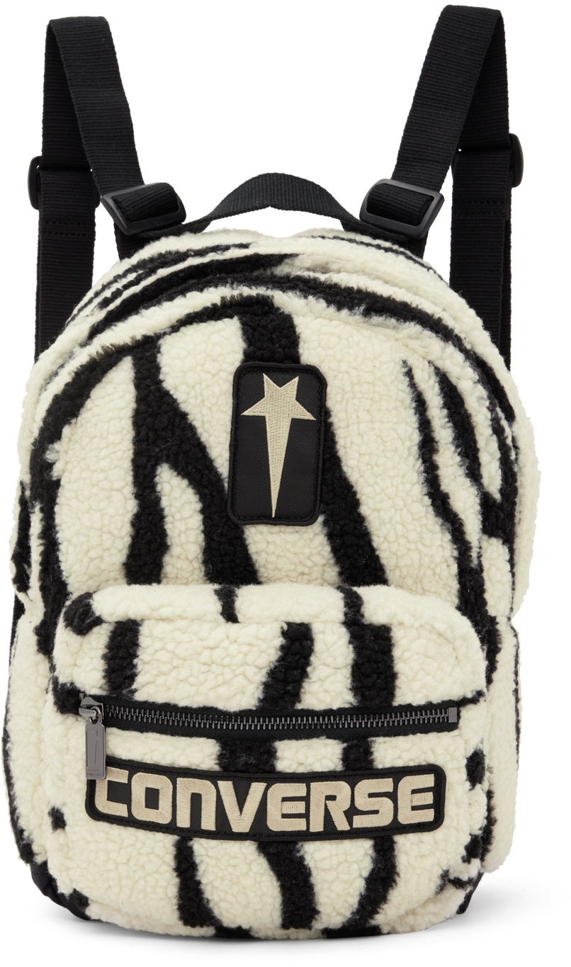 Rick Owens Drkshdw Black & White Converse Edition Zebra Go Lo Backpack ...