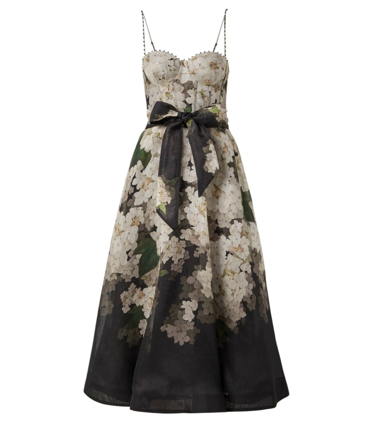 ZIMMERMANN - Matchmaker Picnic Linen Midi Dress Zimmermann