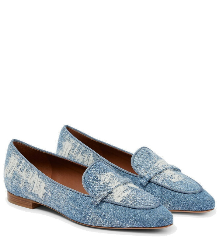 Photo: Malone Souliers Bruni denim loafers