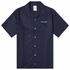 Uniform Experiment Men's Washable Rayon Vacation Shirt in Blue