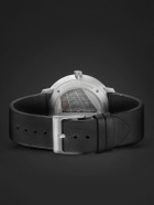 Junghans - Max Bill Regulator Bauhaus Automatic 40mm Stainless Steel and Leather Watch, Ref. No. 27/4493.02