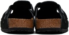 Birkenstock Black Regular Boston Soft Footbed Loafers