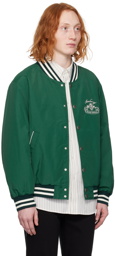 Dunst Green Varsity Bomber Jacket
