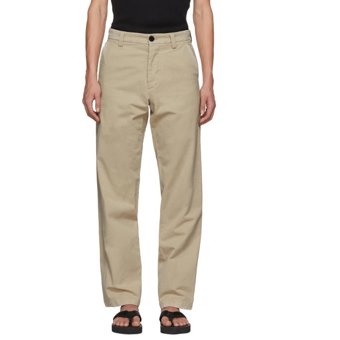 Photo: JW Anderson Beige Flax Chino Trousers