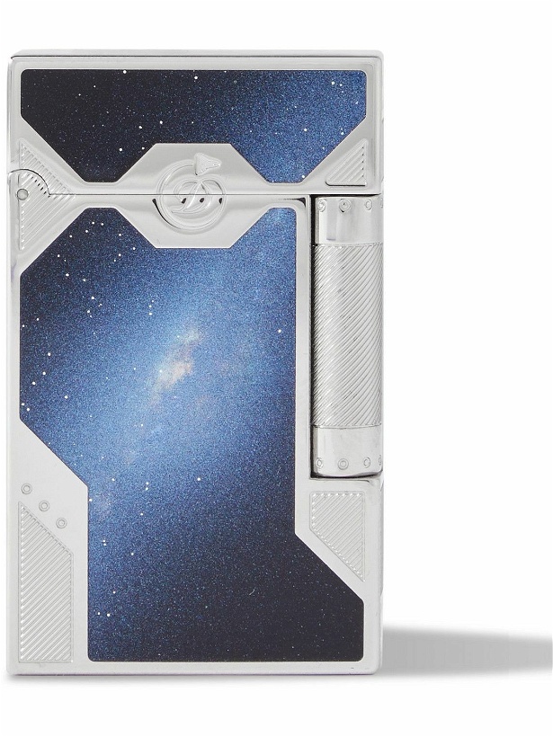 Photo: S.T. Dupont - Space Odyssey Silver-Tone and Enamel Lighter