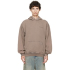 Represent Brown Printed 'Owners Club' Script Hoodie