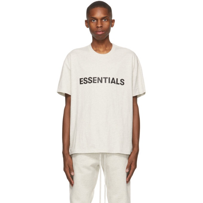 Photo: Essentials Grey Logo T-Shirt