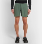On - Slim-Fit Stretch-Shell and Mesh Shorts - Green