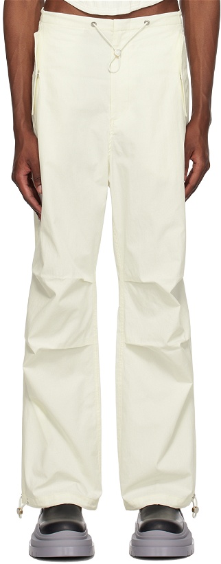 Photo: Dion Lee White Toggle Parachute Trousers