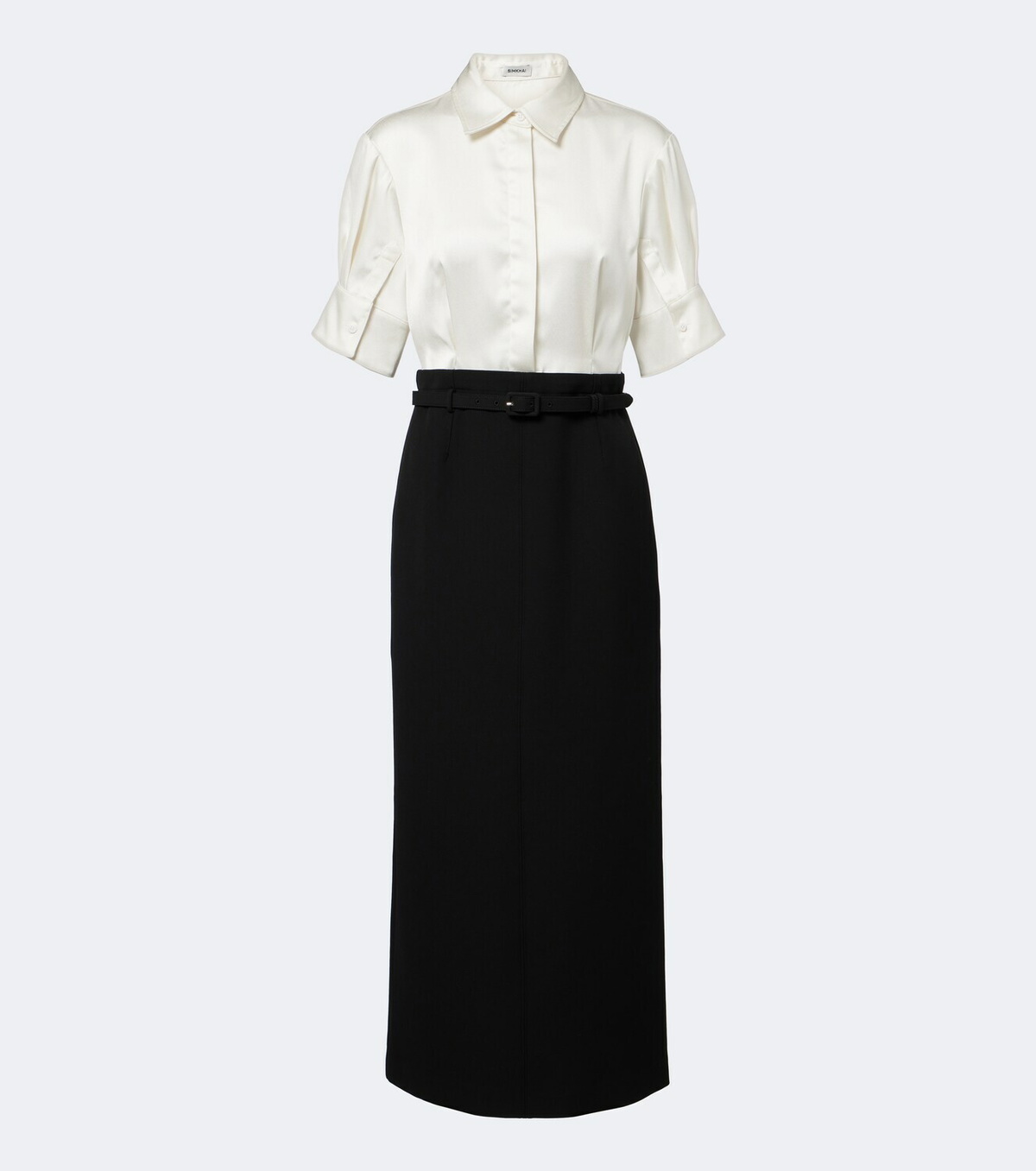 Simkhai Alvera twill midi dress