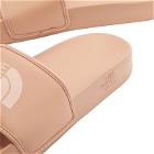 The North Face Women's Base Camp Slide in Cream/Pink