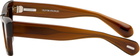 Jil Sander Brown Oliver Peoples 'Edition 3' Cat Eye Sunglasses