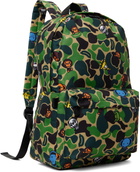 BAPE Khaki Baby Milo Large Backpack