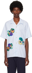 PS by Paul Smith Blue Striped Shirt
