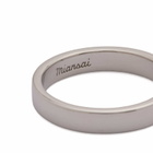 Miansai Men's 4Mm Sapphire Band Ring in Silver/Blue