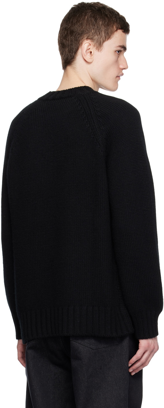 3MAN Black Raglan Sweater