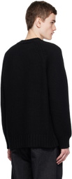 3MAN Black Raglan Sweater