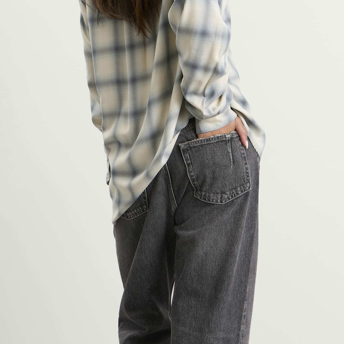 Won Hundred Women's Baggy 90s Jeans in Vista Grey