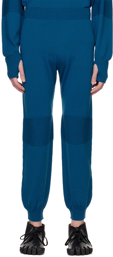 Photo: Goldwin 0 Blue Engineered Layer Lounge Pants