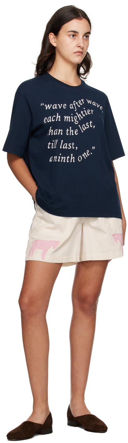 S.S.Daley Navy Waves T-Shirt