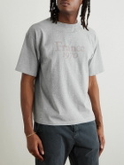 Remi Relief - Paint-Splattered Printed Cotton-Jersey T-Shirt - Gray