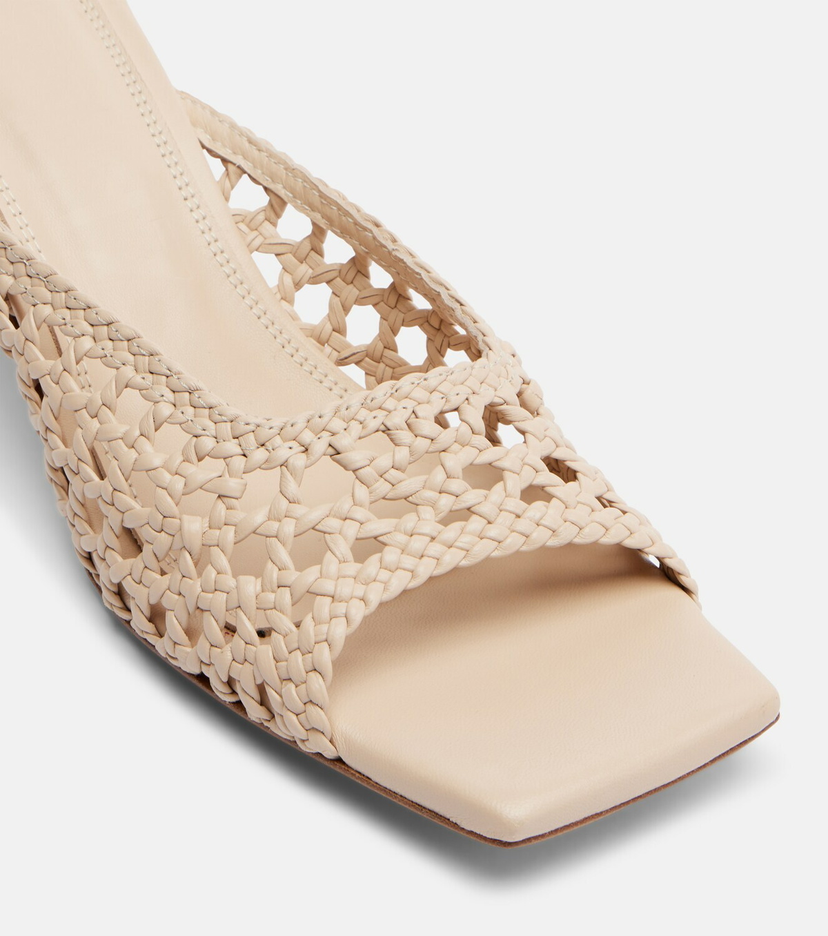 Souliers Martinez Ernestina braided leather mules