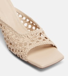 Souliers Martinez Ernestina braided leather mules