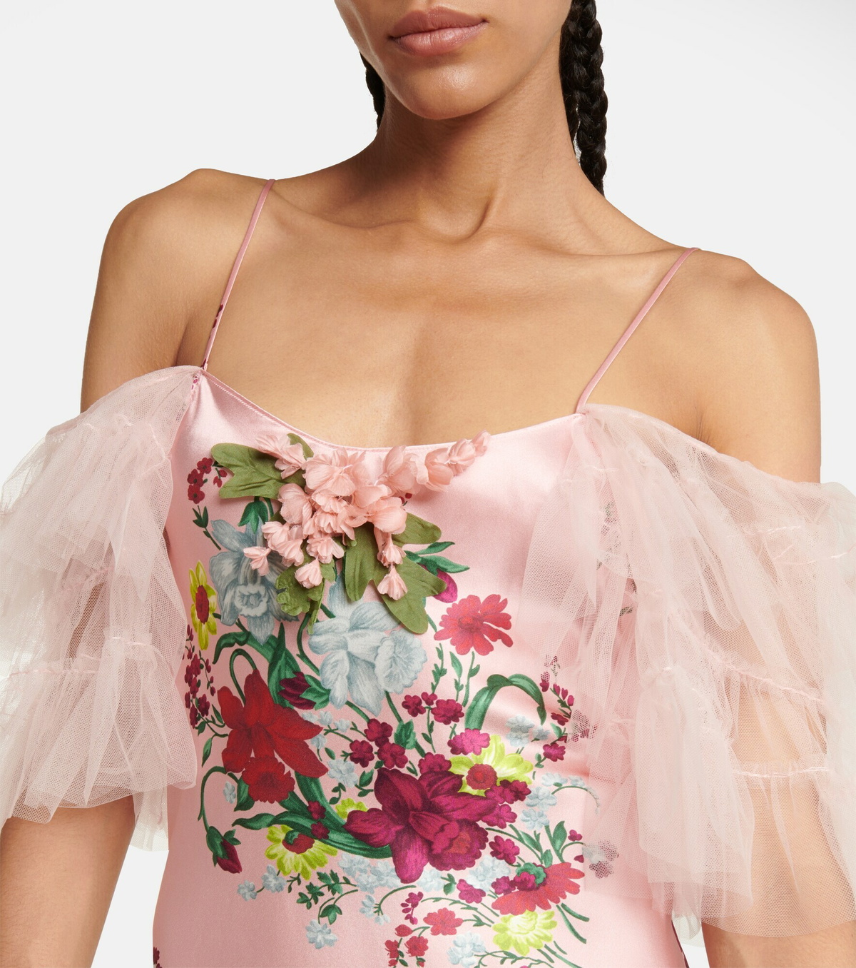 Rodarte Embellished floral maxi dress Rodarte