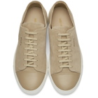 Axel Arigato Beige Suede Cap-Toe Sneakers