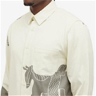 By Parra Men's Repeated Horse Shirt in Off White