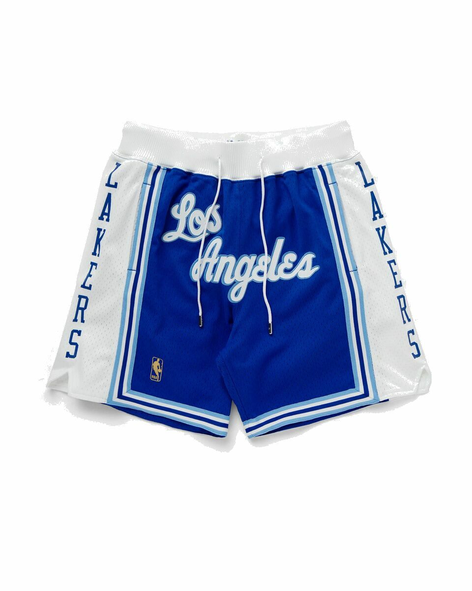 Photo: Mitchell & Ness Nba Shorts Just Don 7 Inch La Lakers Blue/White - Mens - Sport & Team Shorts