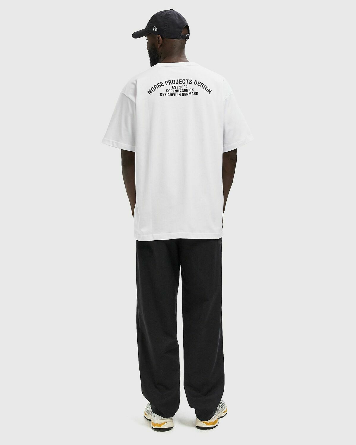 Norse Projects Simon Organic Arch Print Tee White Mens Shortsleefe