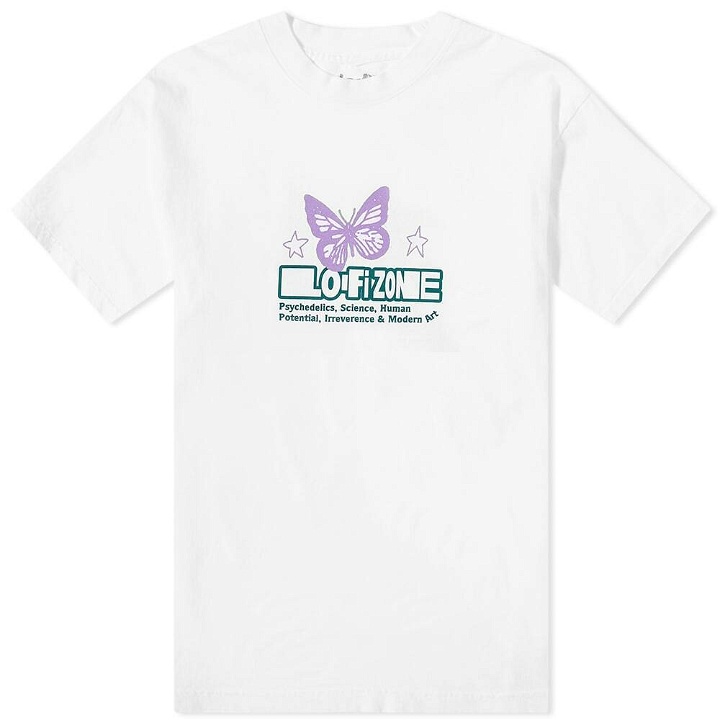 Photo: Lo-Fi Men's Psychedelics T-Shirt in White