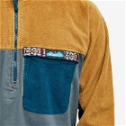 KAVU Men's Throwshirt Flex Half Zip Jacket in Bend Blend