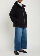 Studio Nicholson Etna Hooded Wool and Cashmere-blend Jacket Navy