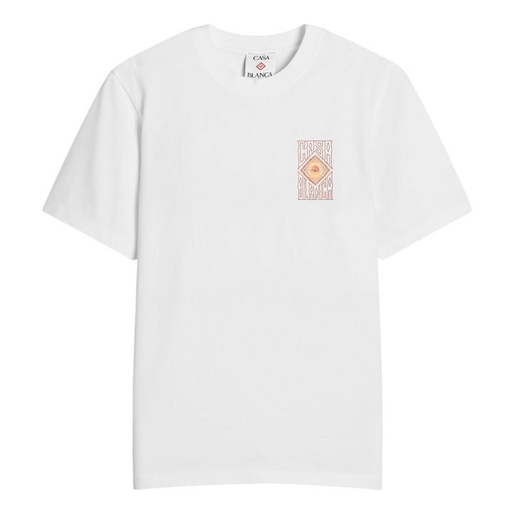 Photo: Casablanca Men's Hermons Mirage Printed Classic T-Shirt in White